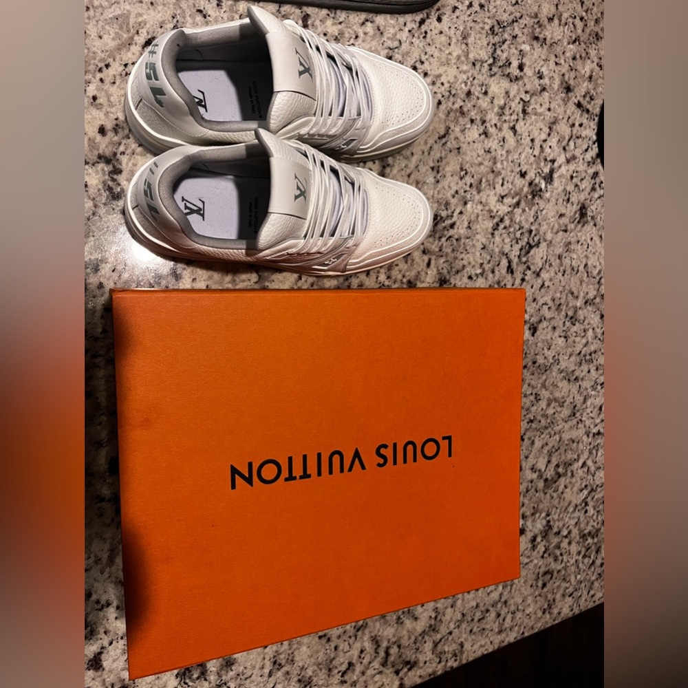 Louis Vuitton white trainer
